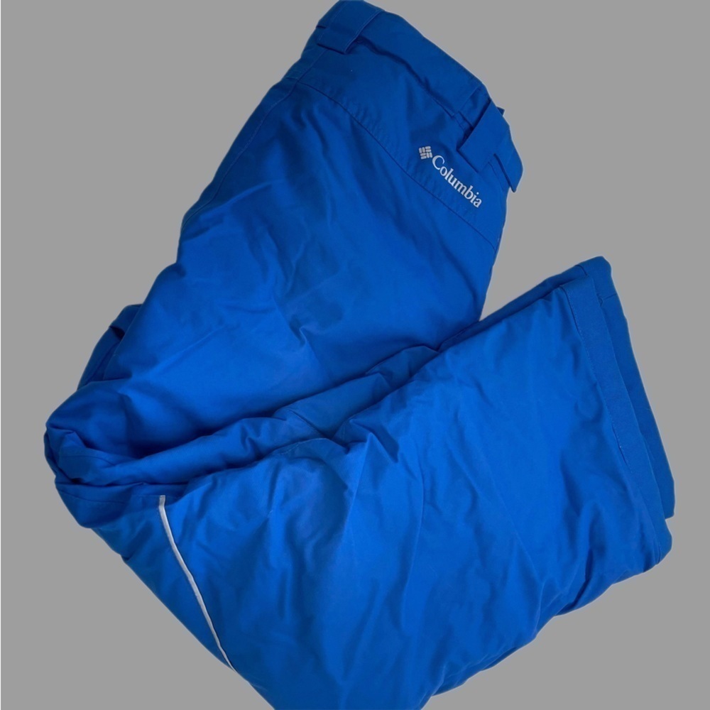 COLUMBIA blue ski pants Size M 10-12